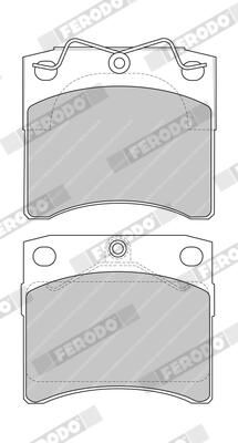 FERODO FVR1131 Brake Pad Set, disc brake