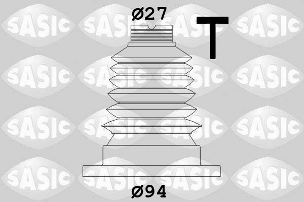 Комплект пилозахисний, приводний вал, Sasic 1906001