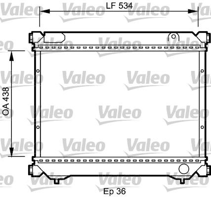 VALEO Radiateur 735074