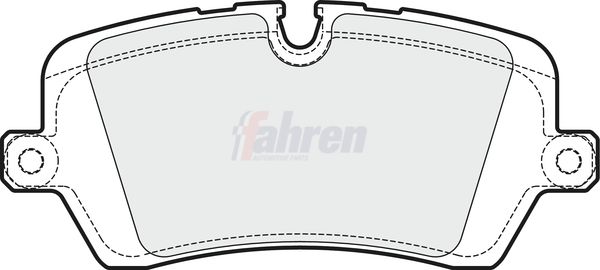 Fahren Brake Pad Set, disc brake FBP3737