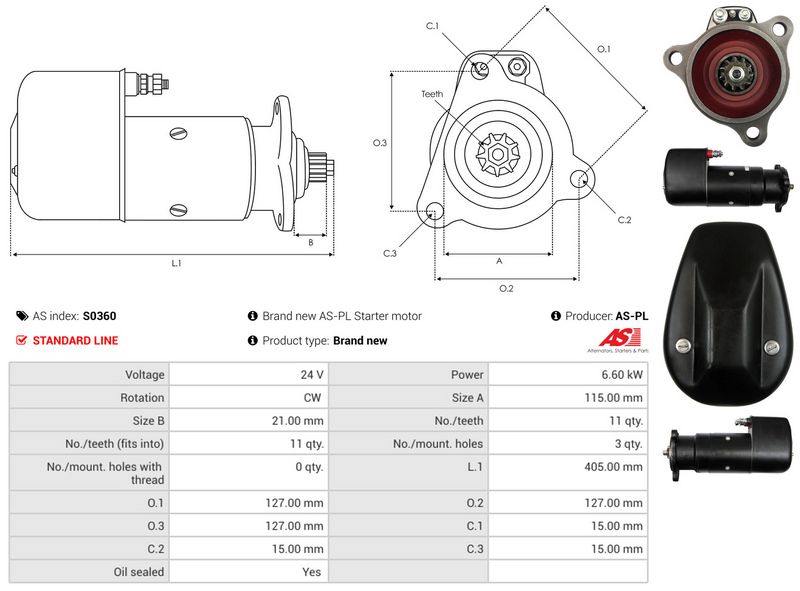 AS-PL S0360 Starter
