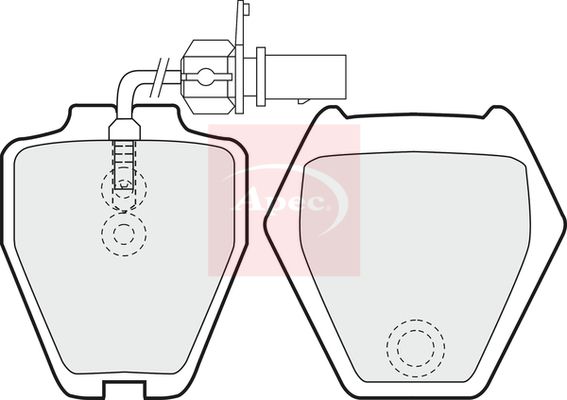 APEC Brake Pad Set, disc brake PAD1179