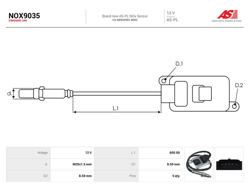 Prekės atitinka OEM kodą: A0009050108