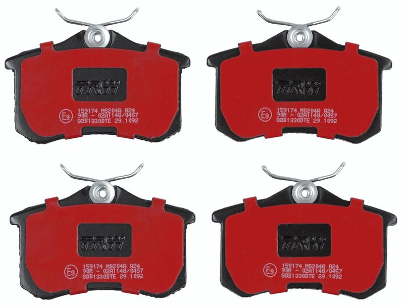 TRW GDB1330DTE Brake Pad Set, disc brake