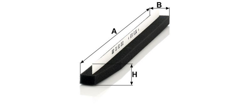 Cabinefilter (520x50x40mm) past: FENDT 207 F FARMER, 207 F VARIO, 207 FA FARMER, 207 FA VARIO, 207 S FARMER, 207 V FARMER, 207 V VARIO, 207 VA FARMER, 207 VA VARIO, 207 VARIO, 208 F FARMER