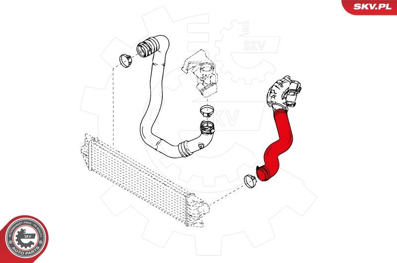 ESEN SKV 24SKV814 Charge Air Hose