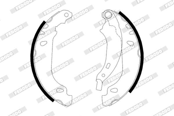 FERODO FSB584 Brake Shoe Set