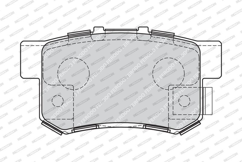 FERODO Plaquettes de frein à disque FDB1679