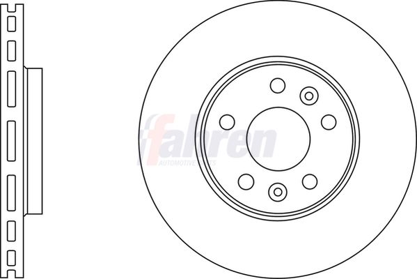 Fahren Brake Disc FBD6834