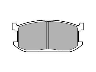 DELPHI LP234 Brake Pad Set, disc brake
