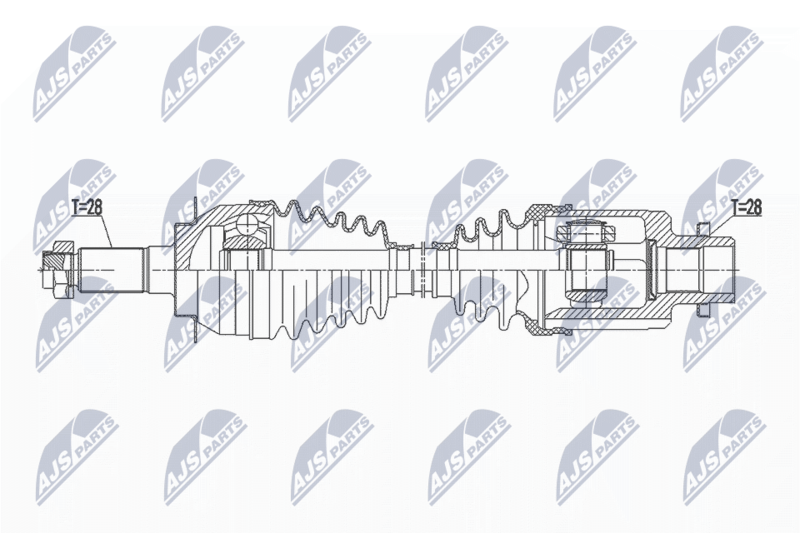 NTY hajtótengely NPW-SU-039