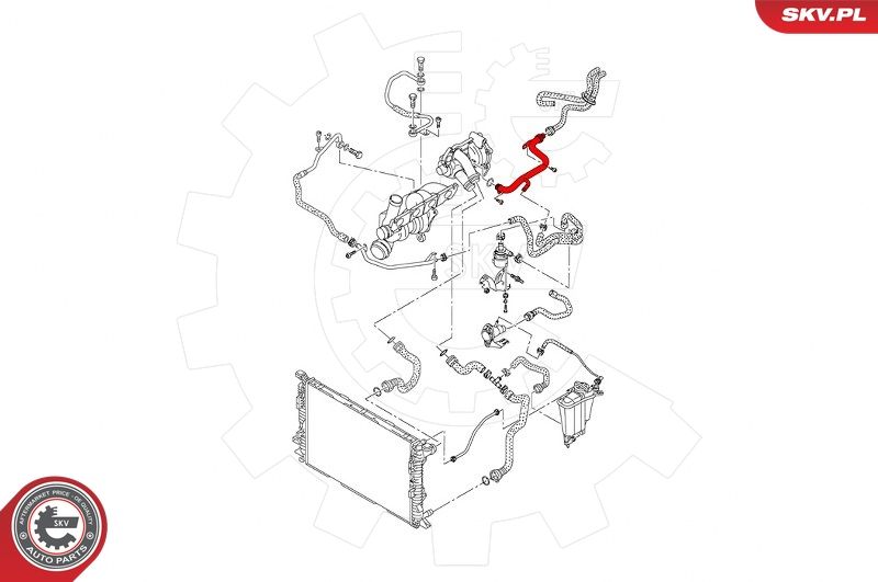 Трубопровід подачі охолоджувальної рідини, Skv Germany 43SKV777