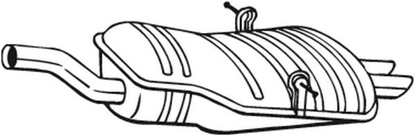 BOSAL hátsó hangtompító 247-191