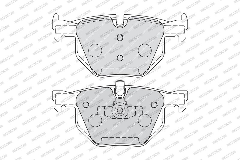 FERODO Plaquettes de frein à disque FDB1808