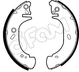 CIFAM fékpofakészlet 153-127
