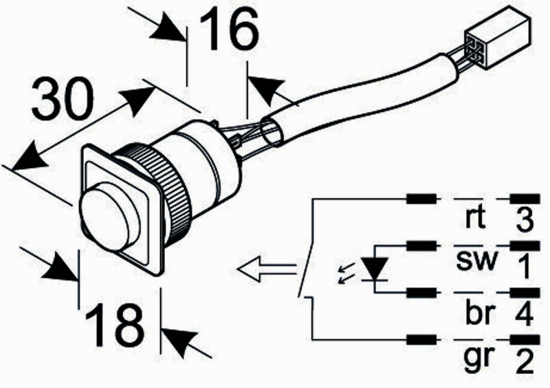 Set accesorii WEBASTO Operation indicator 9012968A