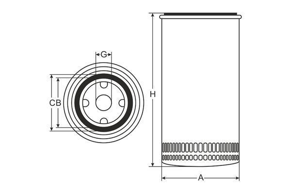 SCT - MANNOL SM146 Tepalo filtras