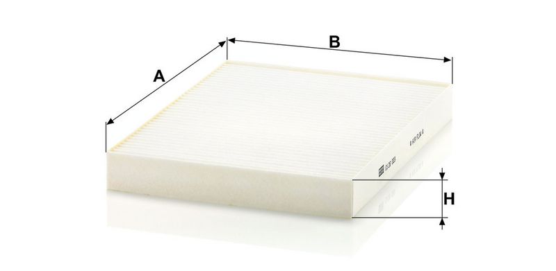 Filter, salongiõhk, MANN-FILTER CU 28 003