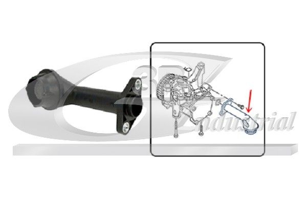 Впускна труба, оливний насос, 3rg 84747