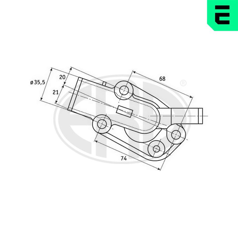 ERA 350330 - Thermostat, coolant