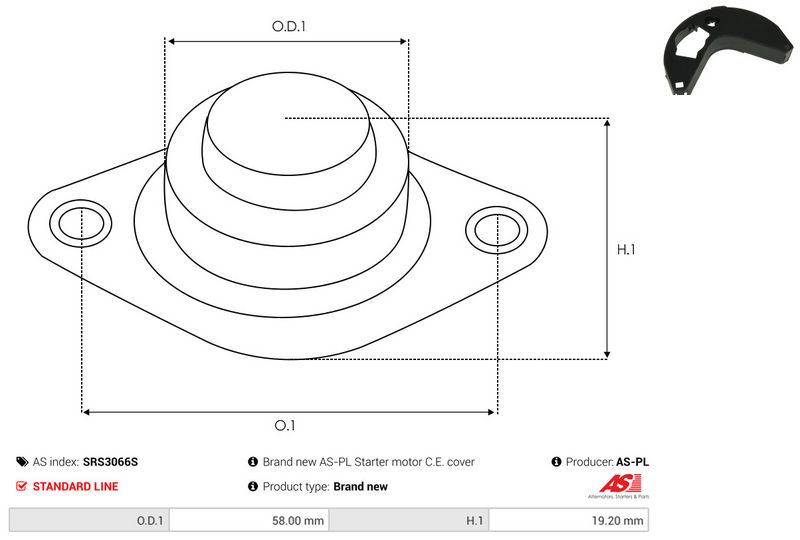 Starterikaas, Karburaator, AS-PL SRS3066S