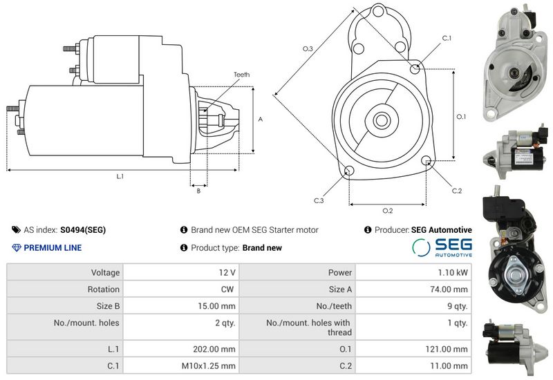 AS-PL S0494(SEG) Starter