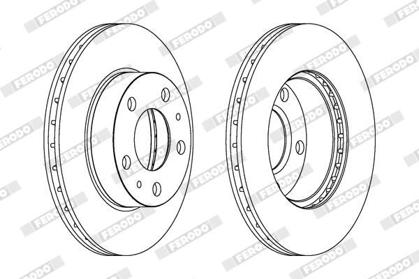 FERODO DDF768C Brake Disc