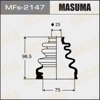 Комплект пилозахисний, приводний вал, Masuma MFS-2147