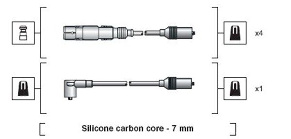 Комплект проводів високої напруги, Magneti Marelli 941318111270