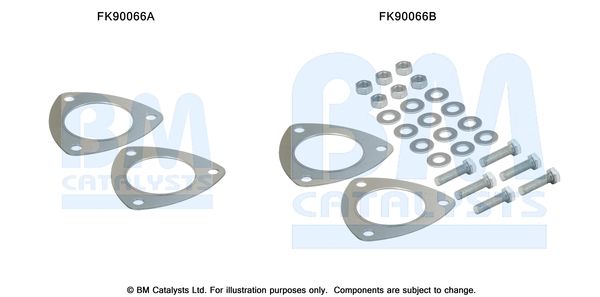 BM CATALYSTS szerelőkészlet, katalizátor FK90066