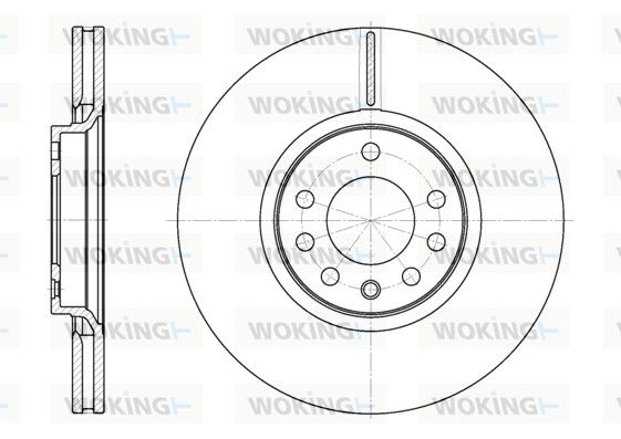 Гальмівний диск на 9-5, Astra G, Astra H, Corsa D, Corsa E, Meriva, Vectra B, Zafira A, Zafira B