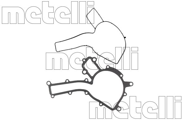 METELLI Pompe à eau refroidissement du moteur 24-0711