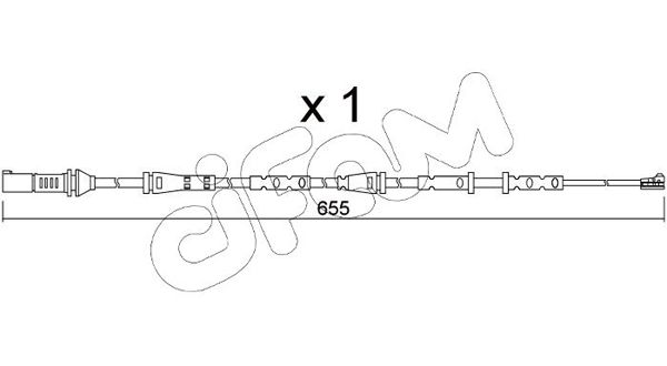 CIFAM figyelmezető kontaktus, fékbetétkopás SU.378