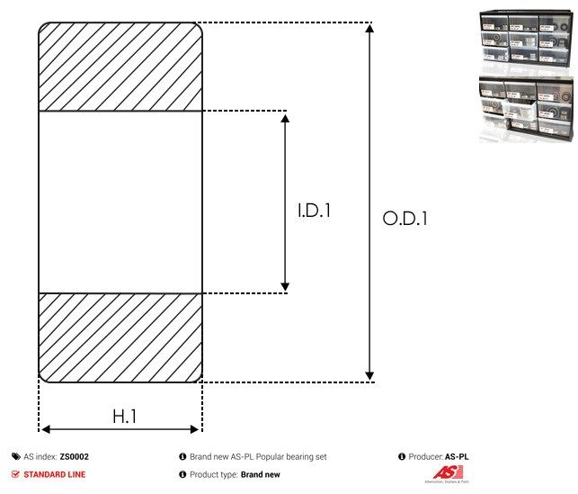 AS-PL ZS0002 Bearing