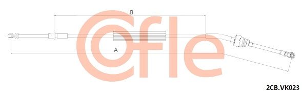 Тросовий привод, коробка передач, Cofle 2CB.VK023