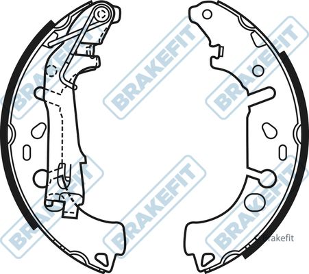 APEC Brake Shoe Set BSH1050