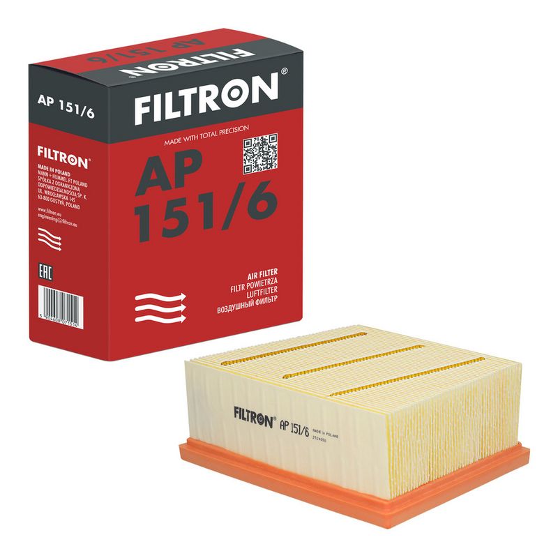 Õhufilter, FILTRON AP 151, 6
