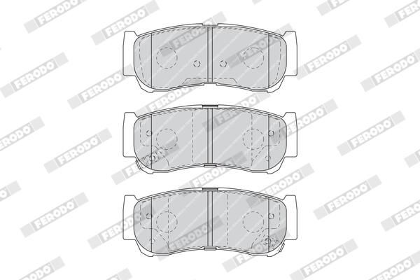 FERODO FDB1910 Brake Pad Set, disc brake