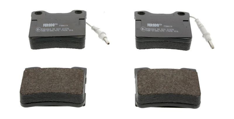 Plaquettes+de+frein+à+disque FERODO FDB619