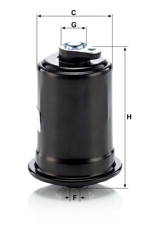 Filtru combustibil WK 614/10 MANN-FILTER