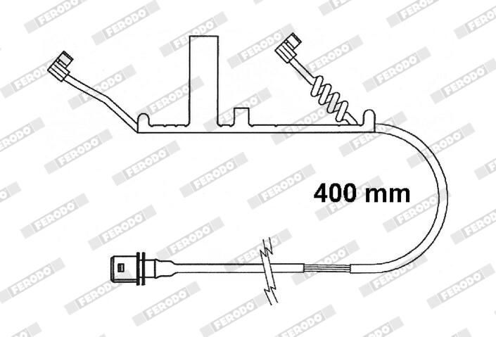Výstražný kontakt, opotřebení obložení FAI165