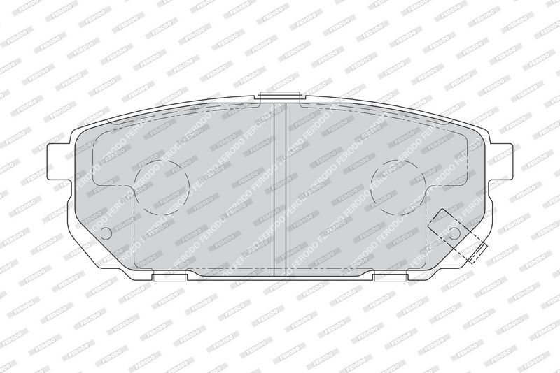 FERODO Plaquettes de frein à disque FDB1736