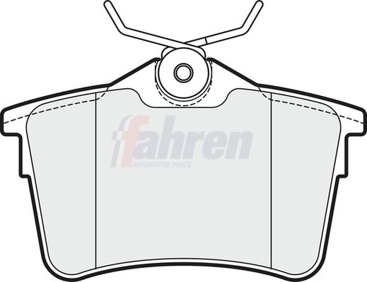 Fahren Brake Pad Set, disc brake FBP3247