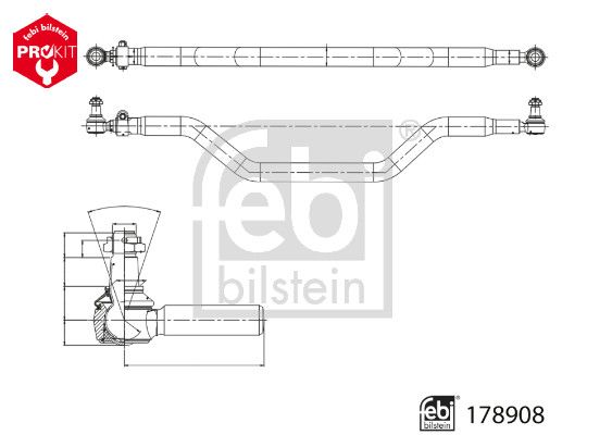 FEBI BILSTEIN 178908 Tie Rod