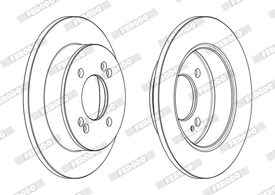 FERODO DDF2655C Brake Disc