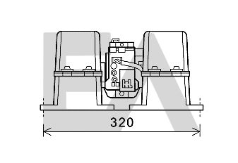 EACLIMA 42A47003 - Electric Motor, interior blower