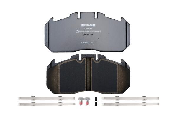 Sada brzdových destiček, kotoučová brzda FCV1404B