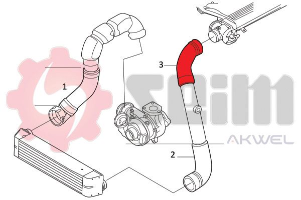 SEIM 981725 Charge Air Hose