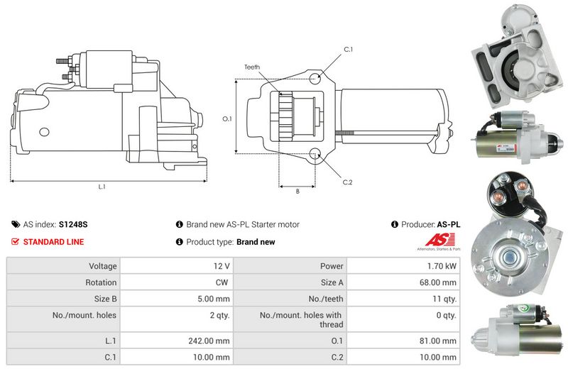 AS-PL S1248S Starter