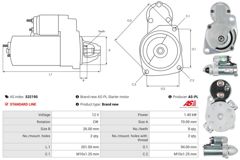 AS-PL S3219S Starter